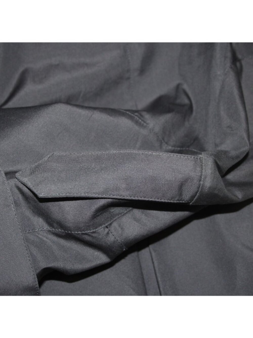 Burberry Dress Sz 12 Navy Blue Pockets Pleated Collared 100% Cotton Dress - Picture 14 of 16